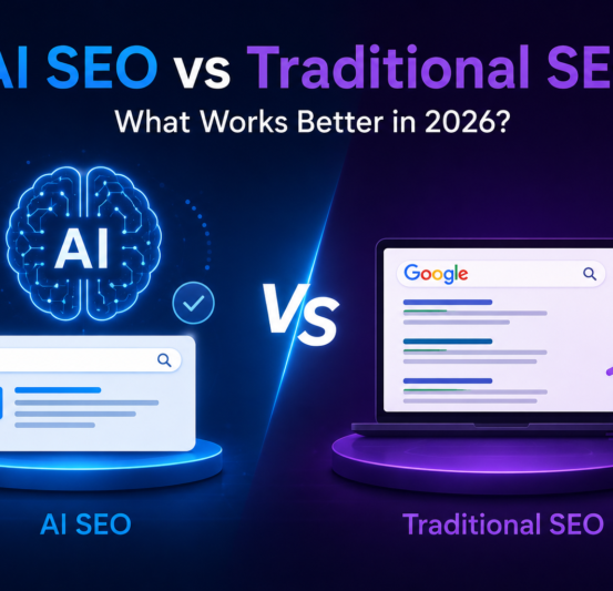 AI SEO vs Traditional SEO – What Works Better in 2026 AI SEO vs Traditional SEO – What Works Better in 2026