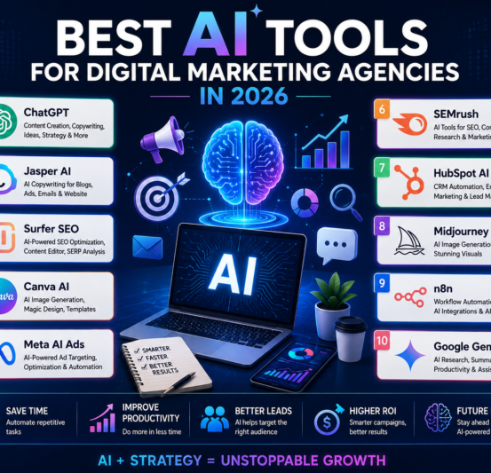 Best AI Tools for Digital Marketing Agencies in 2026 Best AI Tools for Digital Marketing Agencies in 2026