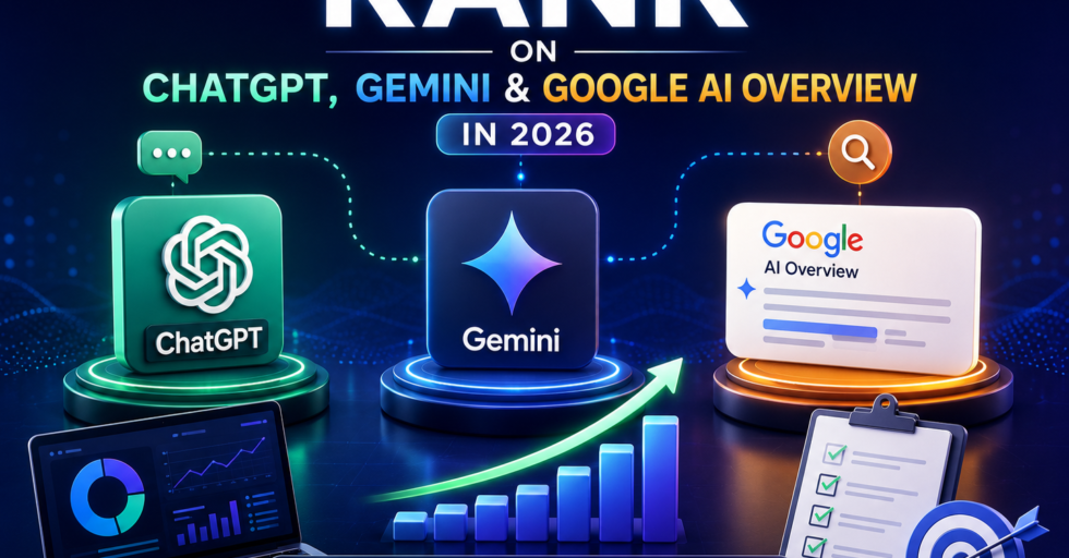 How to Rank on ChatGPT, Gemini & Google AI Overview in 2026