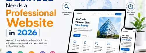 Professional business website design helping companies grow online in 2026