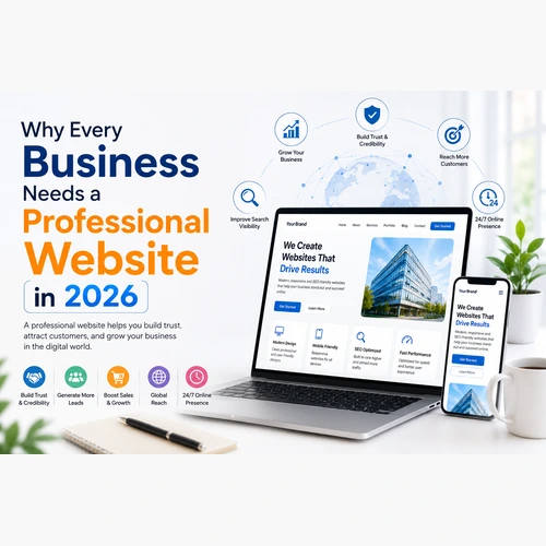 Why Every Business Needs a Professional Website in 2026 Professional business website design helping companies grow online in 2026