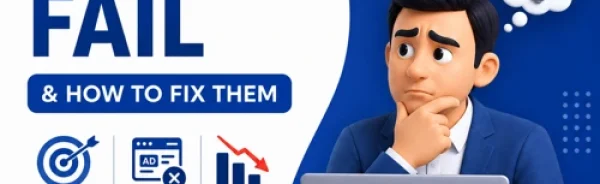 Business professional analyzing poor Meta Ads performance with strategies to improve Facebook and Instagram advertising results.