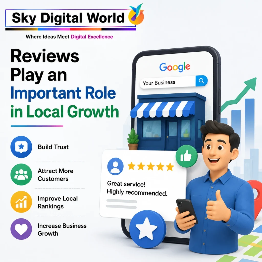 Customer reviews help local businesses build trust, attract customers, improve local rankings, and support business growth.