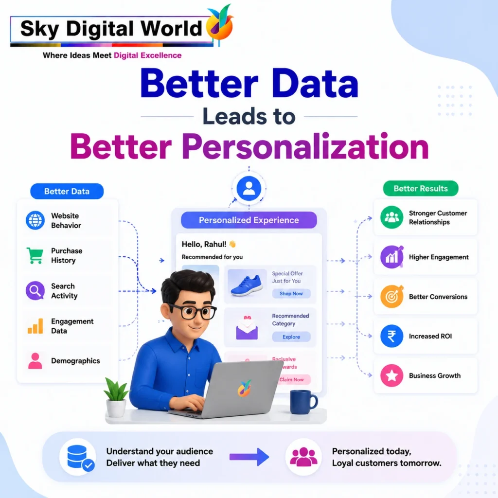 Better Data Leads to Better Personalization – Digital Marketing Data Analytics by Sky Digital World
