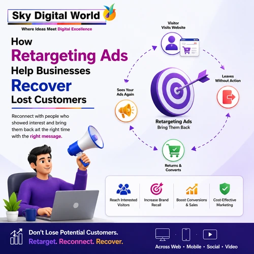 Retargeting Ads Services India helping businesses reconnect with website visitors and recover lost customers