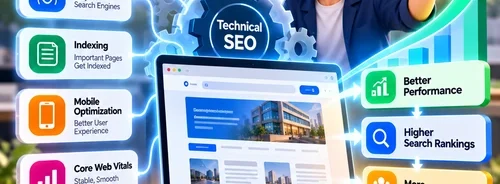 Technical SEO Company India improving website speed, crawlability, indexing, mobile optimization and search rankings