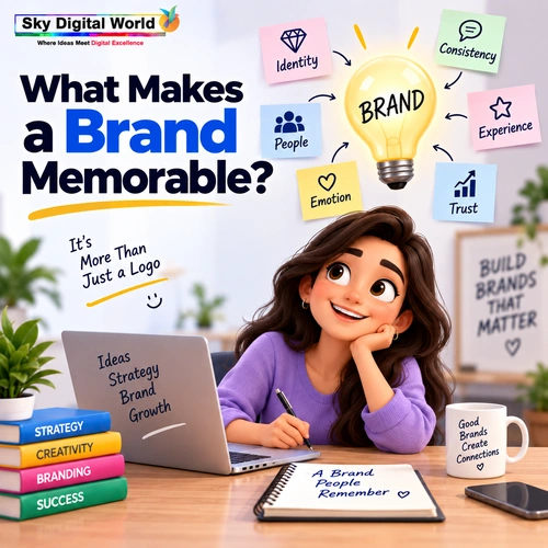 Memorable brand identity built through consistency, emotion, trust, customer experience and distinctive visual identity