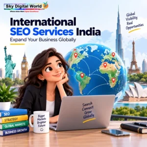 International SEO Services India helping businesses improve global search visibility and reach customers across international markets