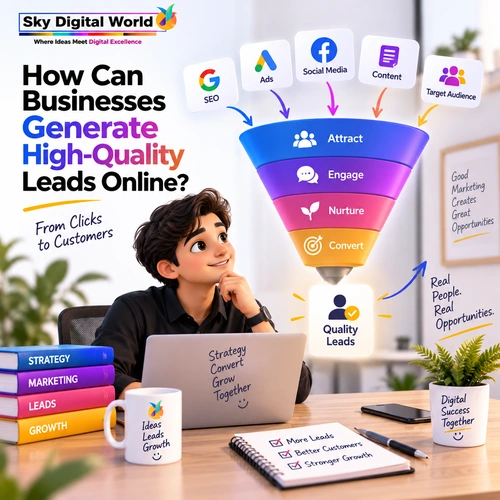 Online Lead Generation Services in India helping businesses attract and convert high-quality leads through SEO, ads, social media and content marketing