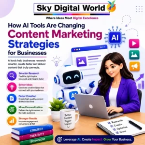 AI Content Marketing Services India helping businesses improve content research, creation, personalization and marketing performance