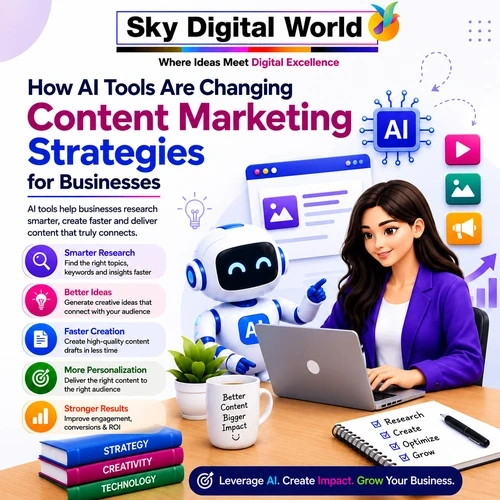 AI Content Marketing Services India helping businesses improve content research, creation, personalization and marketing performance