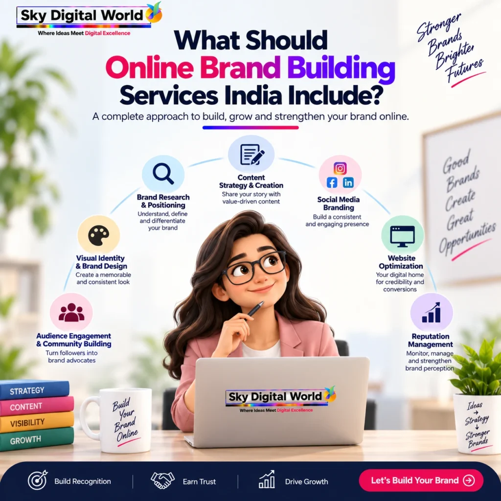 What Should Online Brand Building Services India Include?