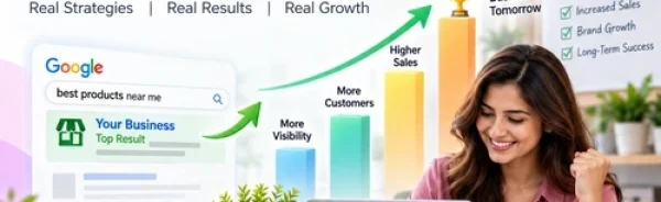SEO success stories showing small business organic sales growth with the Best SEO Agency for Small Business India