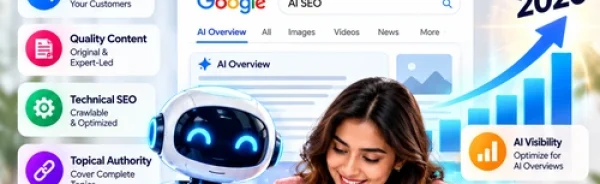 AI SEO Services India showing how businesses can adapt SEO for search intent, quality content, technical SEO, topical authority and AI visibility in 2026
